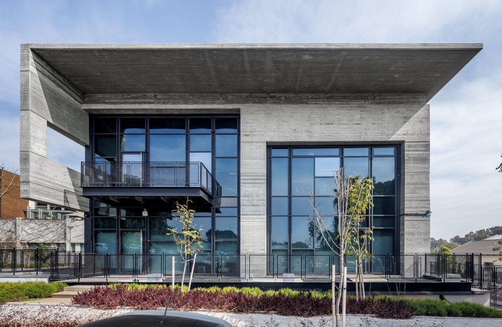 Office building on the Galil Yam Kibbutz high-tech campus